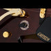 Gretsch Limited Edition Abbey Road Studiomatic Hollow Body Classic Walnut Stain Closeup Control