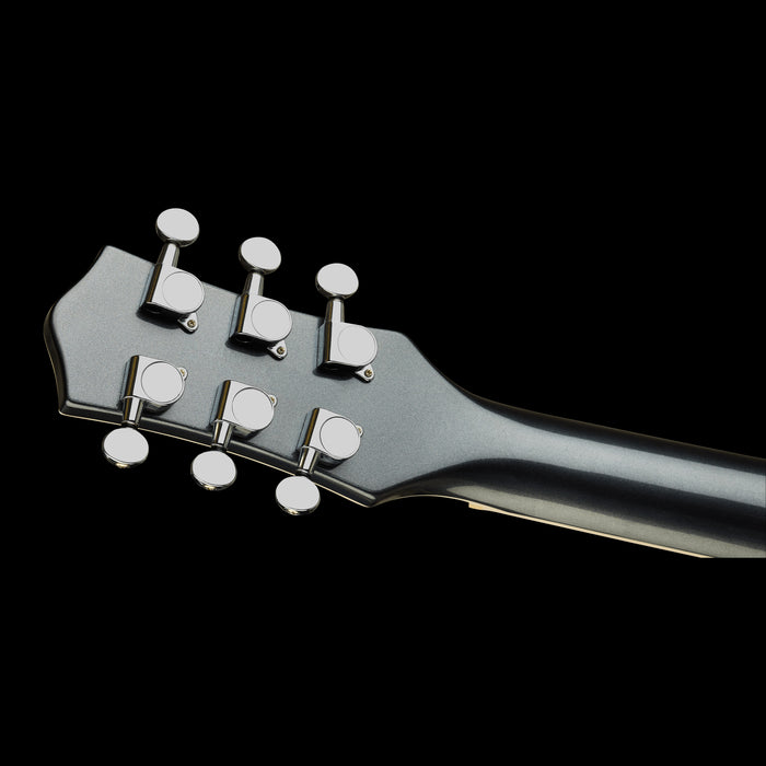 Gretsch G5230T Electromatic Jet FT Single-Cut Two-Tone Vintage White/ London Grey Electric Guitar Headstock Back