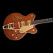 Gretsch Limited Edition Electromatic Flame Okoume Broadkaster Roundup Orange Contour Body Right