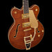 Gretsch Limited Edition Electromatic Flame Okoume Broadkaster Roundup Orange Front Body Detail