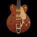 Gretsch Limited Edition Electromatic Flame Okoume Broadkaster Roundup Orange Front Crop