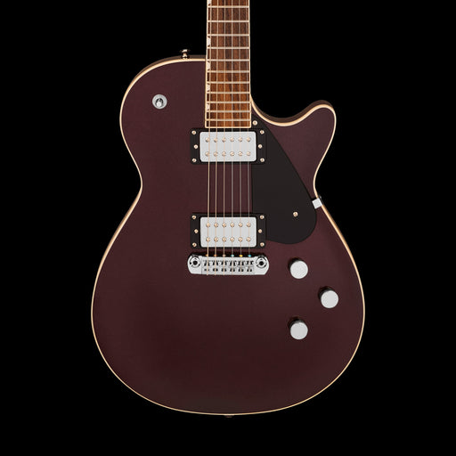 Gretsch Electromatic Jet Dark Cherry Metallic Front Crop