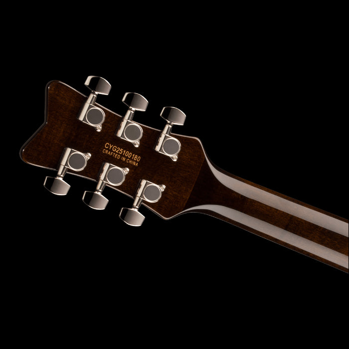 Gretsch Electromatic Jet Baritone Imperial Stain Headstock Back