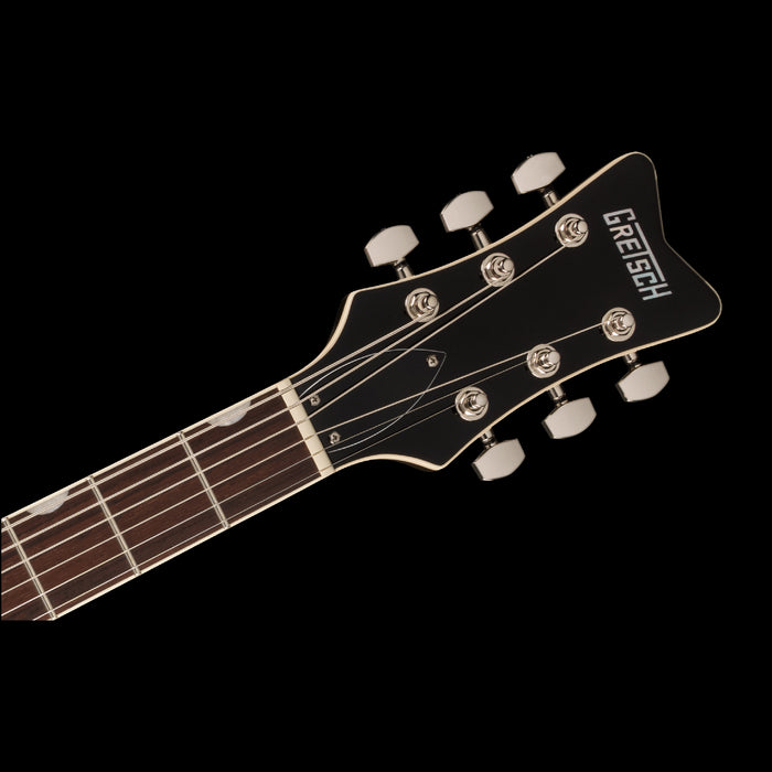 Gretsch Electromatic Jet Baritone Imperial Stain Headstock 