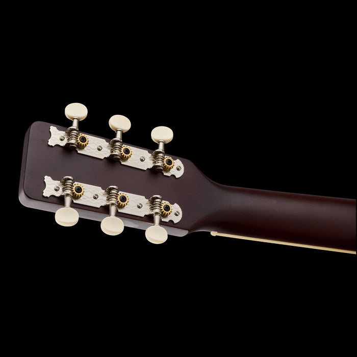 Gretsch Limited Edition Jim Dandy Parlor Heritage Burst Headstock Back