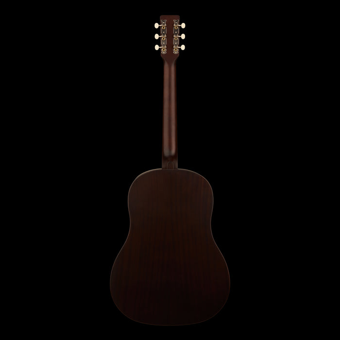 Gretsch Jim Dandy Dreadnought Deep Cherry Burst Acoustic Guitar Back