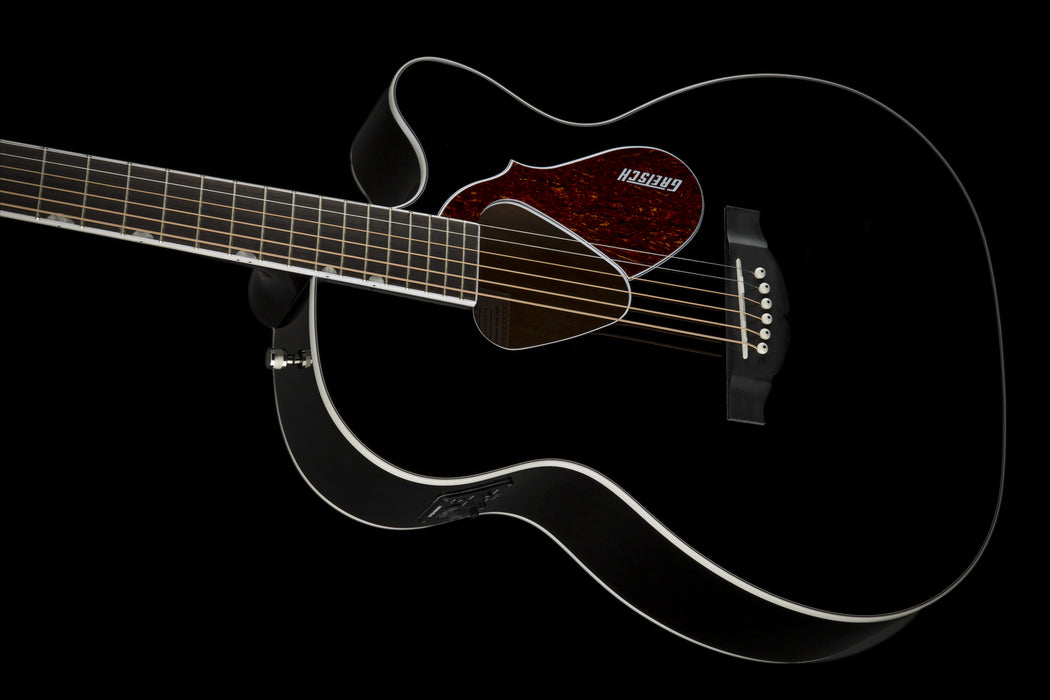 Gretsch G5013CE Rancher Jr. Cutaway Acoustic Electric Fishman Pickup System Black Contour Body Left