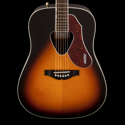 Gretsch G5024E Rancher Dreadnought Electric Fishman Pickup System Sunburst Acoustic Electric Guitar Front Crop