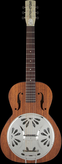 Gretsch G9200 Boxcar Round Neck Resonator Natural Front