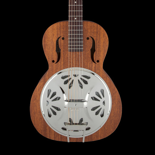 Gretsch G9200 Boxcar Round Neck Resonator Natural Front Crop