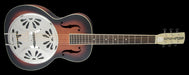 Gretsch G9220 Bobtail Round-Neck Acoustic-Electric Resonator Guitar Sunburst Front Angle Right