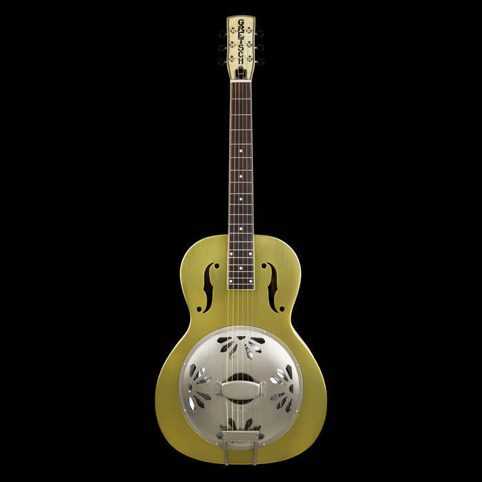 Gretsch Limited G9202 Honey Dipper Special Round-Neck Resonator Bell Bronze Front
