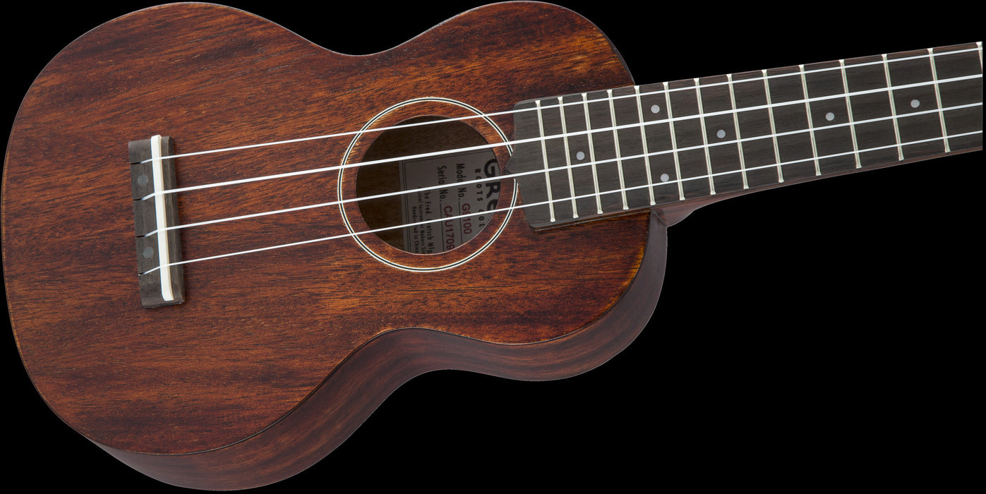 Gretsch G9100 Soprano Standard Ukulele - Vintage Mahogany Stain Contour Body Right