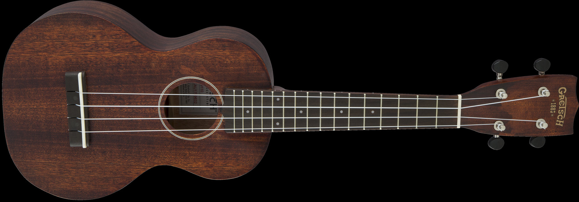 Gretsch G9110 Concert Standard Ukulele Front Angle Right