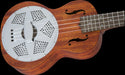 Gretsch G9112 Resonator-Ukulele Honey Mahogany Stain Front Angled