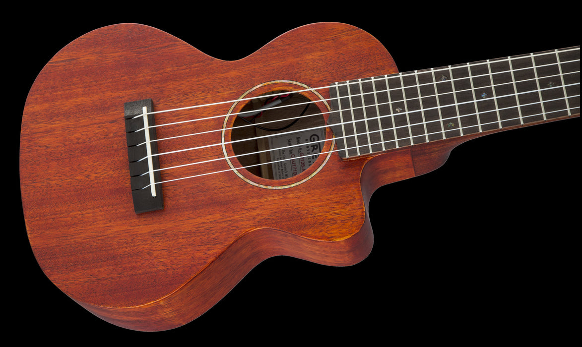 Gretsch G9126 A.C.E. Guitar-Ukulele Acoustic-Electric Honey Mahogany Stain Contour Body Right
