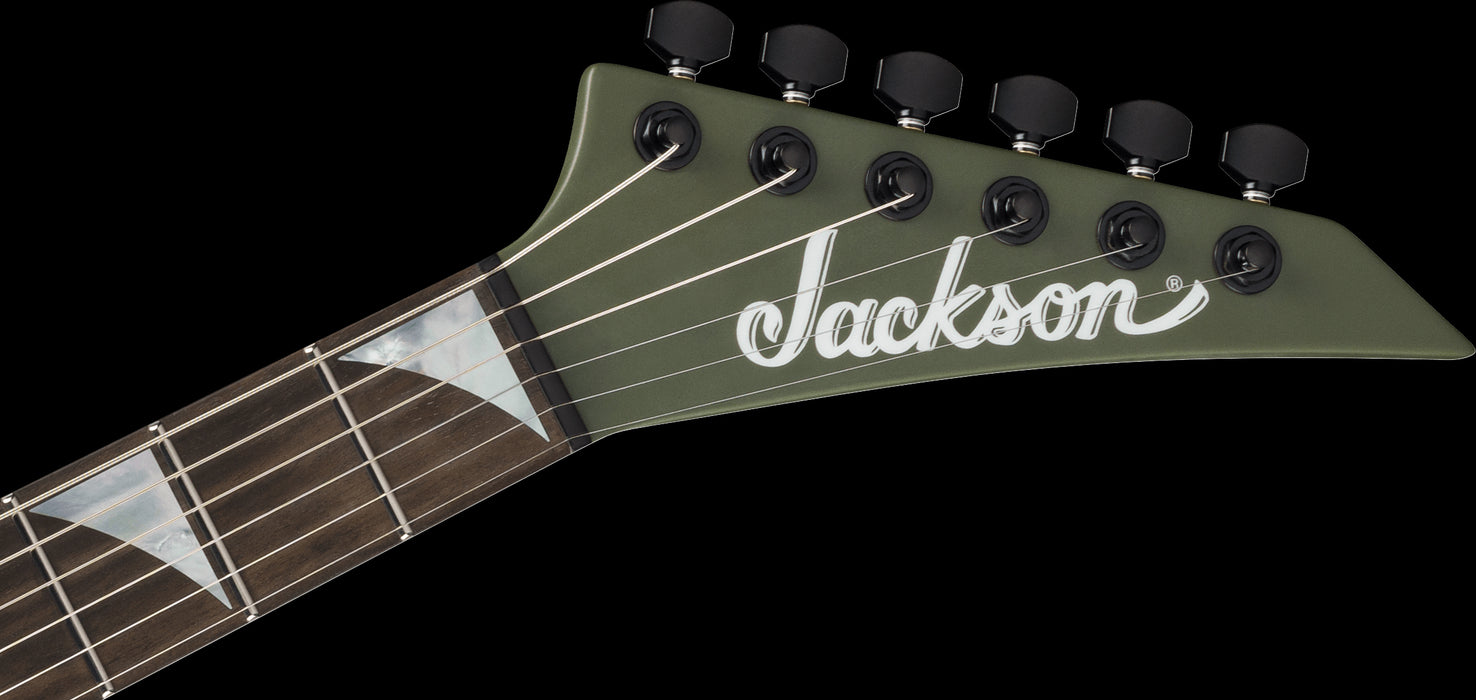 Jackson American Series Soloist SL2 HT Ebony Fingerboard Matte Army Drab With Case
