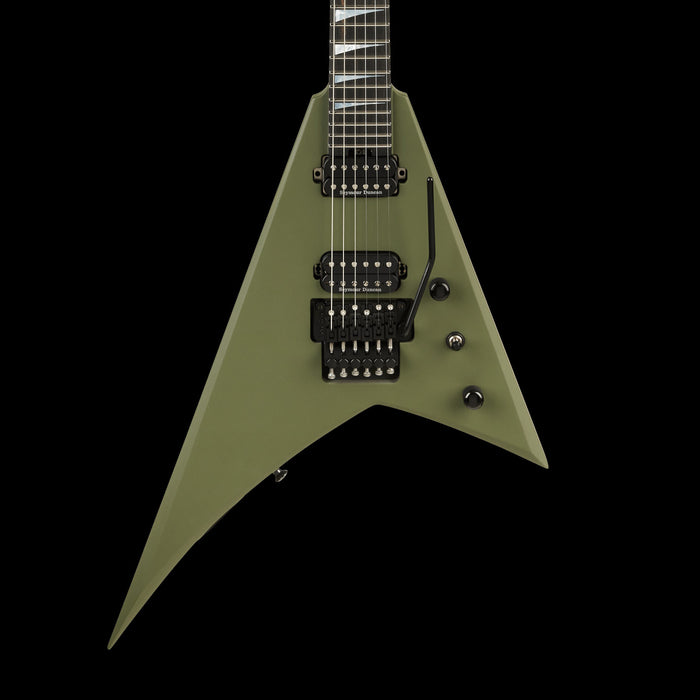 Jackson American Series Rhoads RR24 Matte Army Drab Front Crop