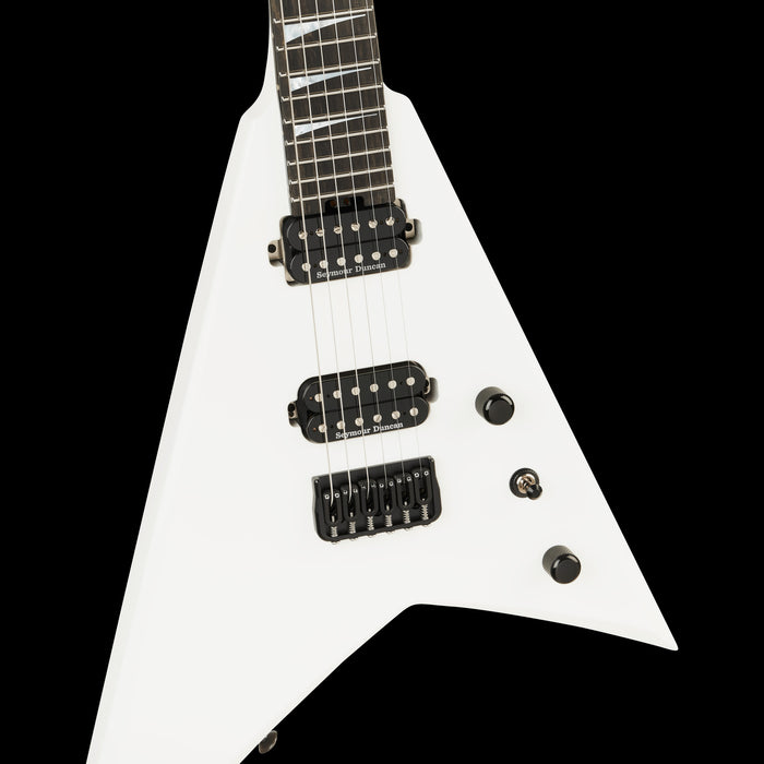 Jackson American Series Rhoads RR24 HT Snow White Front Body Detail 