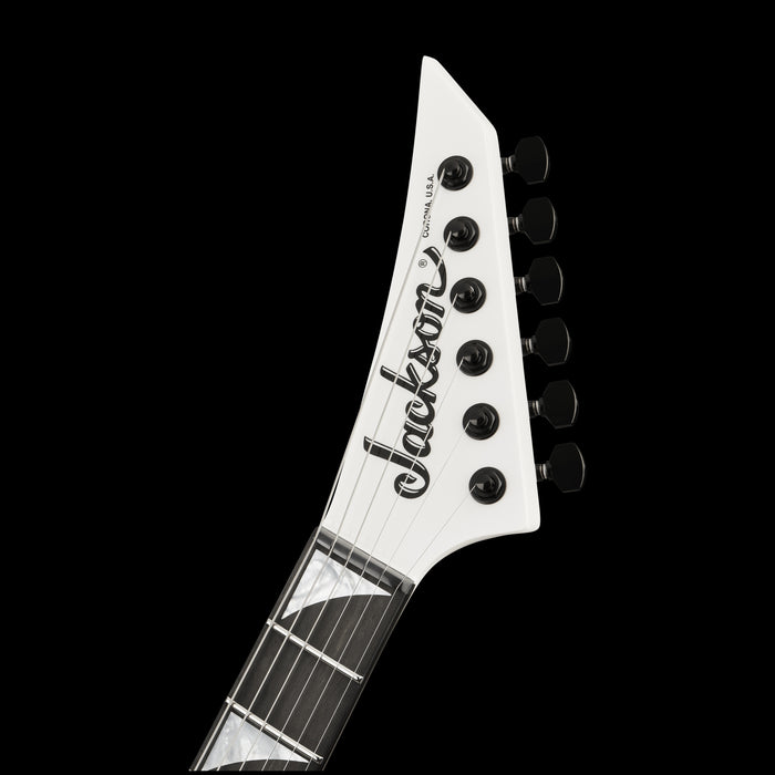 Jackson American Series Rhoads RR24 HT Snow White Headstock 