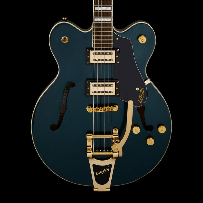 Gretsch Limited Edition G2622TG Streamliner Center Block Double-Cut with Bigsby Midnight Sapphire Front Crop
