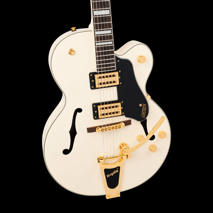 Gretsch Limited Edition G2420TG Streamliner Hollow Body Vintage White Detail