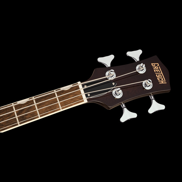 Gretsch Streamliner Jet Club Bass Shell Pink Headstock Front