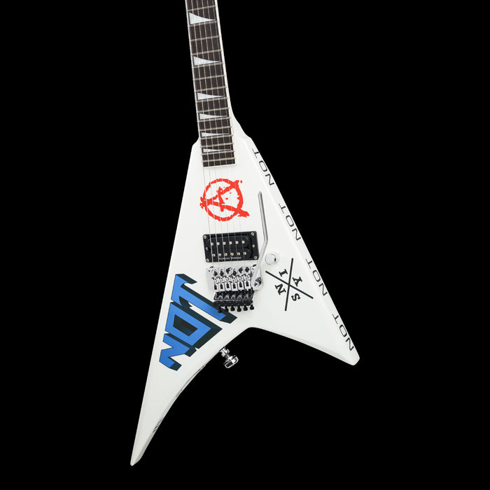 Jackson Limited Edition Legend Series Signature Scott Ian Rhoads RR22 NOT Pearl White Closeup Body Right