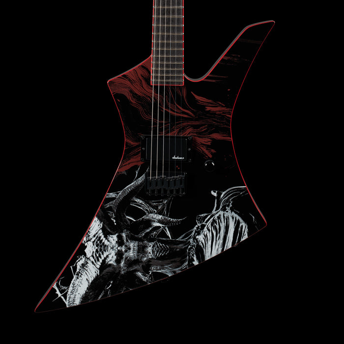 Jackson Limited Edition X Series Kelly Diablo IV Lord of Hatred Front Crop