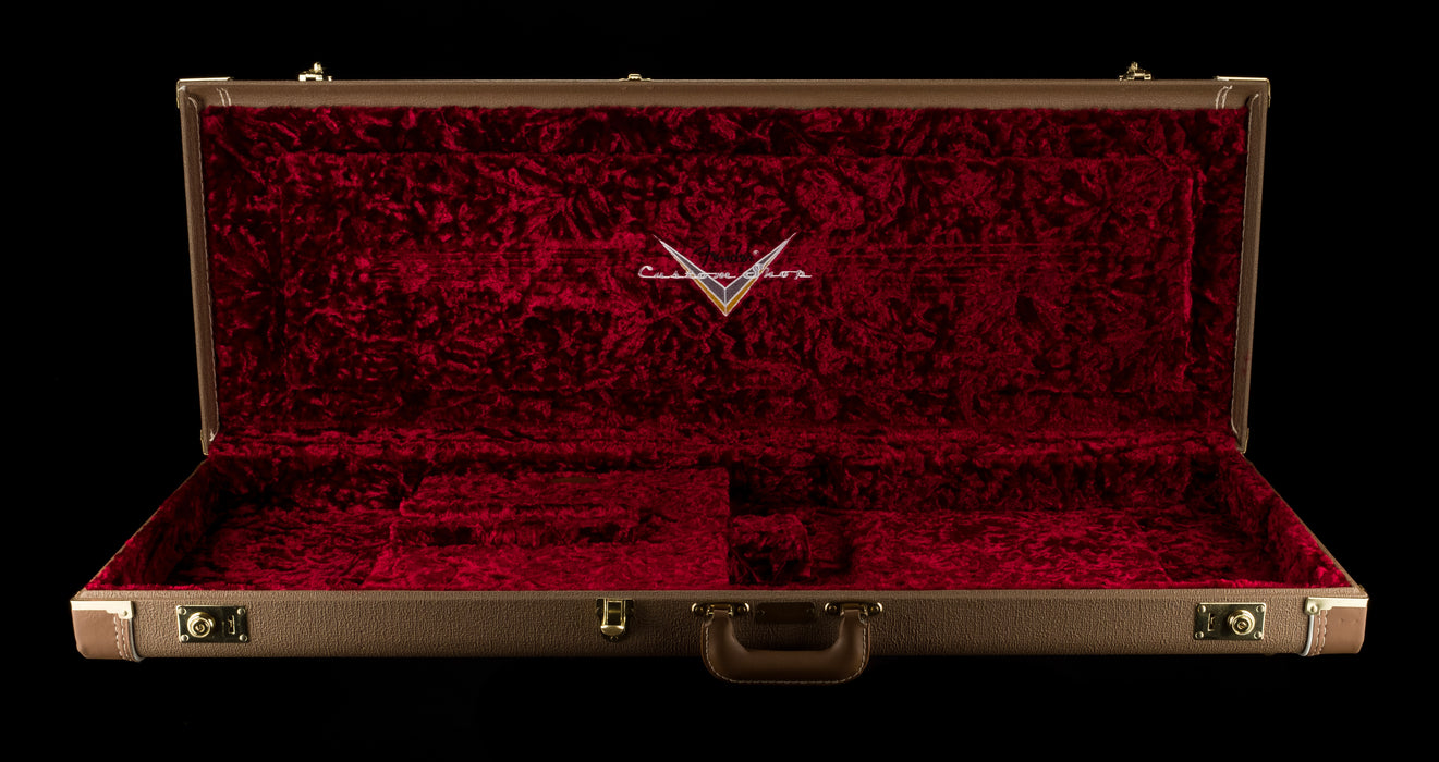 Used Fender Custom Shop Deluxe G&G Jazzmaster Case Brown with Red Interior
