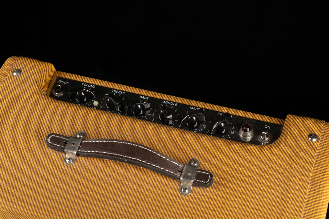 Pre Owned Fender Blues Junior Lacquered Tweed Guitar Amp Combo - 4