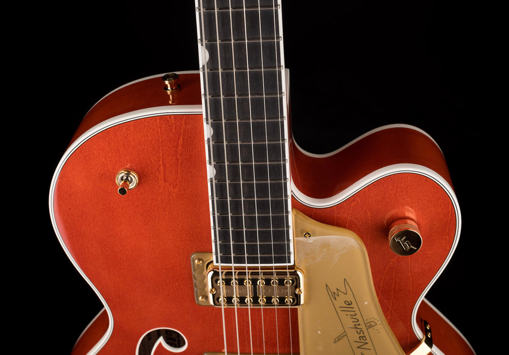 Gretsch G6120TG Players Edition Nashville Hollow Body with Bigsby Orange Stain with Case