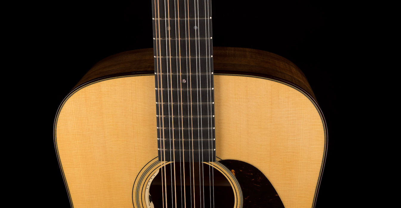 Martin Custom Shop D-18E 12 String Flame Koa With Sitka Spruce