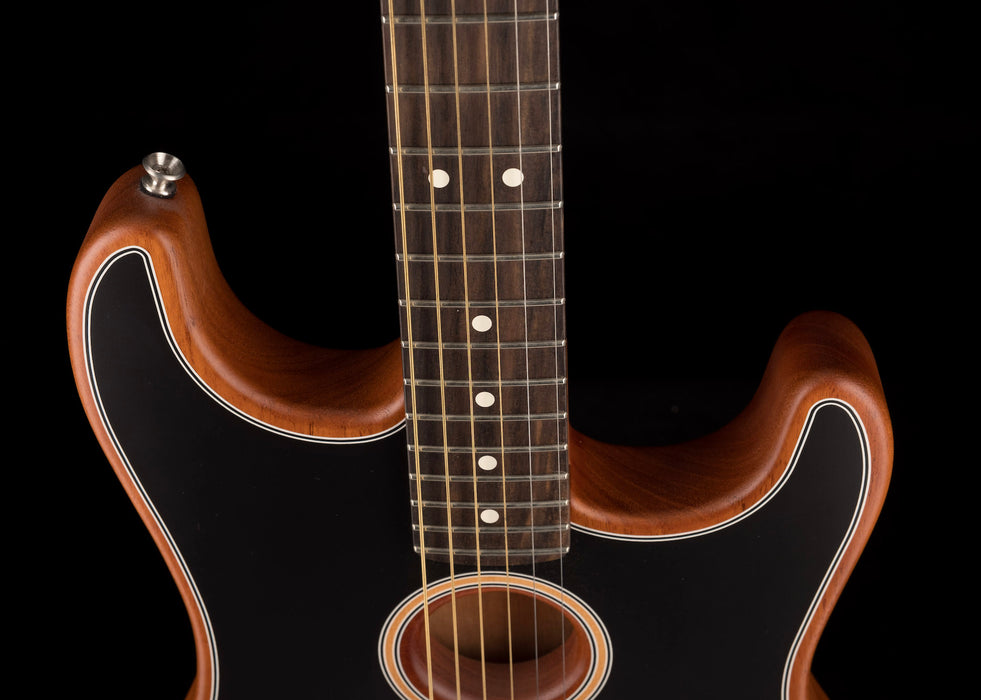 Used Fender Acoustasonic Stratocaster Black With Gig Bag