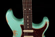 Used Fender Custom Shop 1960 Stratocaster Heavy Relic Faded Aged Foam Green with OHSC