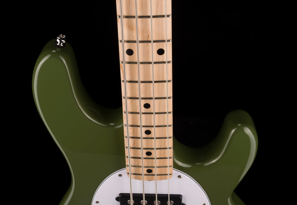 Used Sterling by Music Man SUB Series StingRay HH Bass Olive