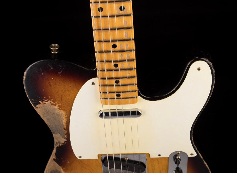 Fender Custom Shop Masterbuilt Austin MacNutt 1955 Telecaster Heavy Relic 2-Tone Sunburst With Case