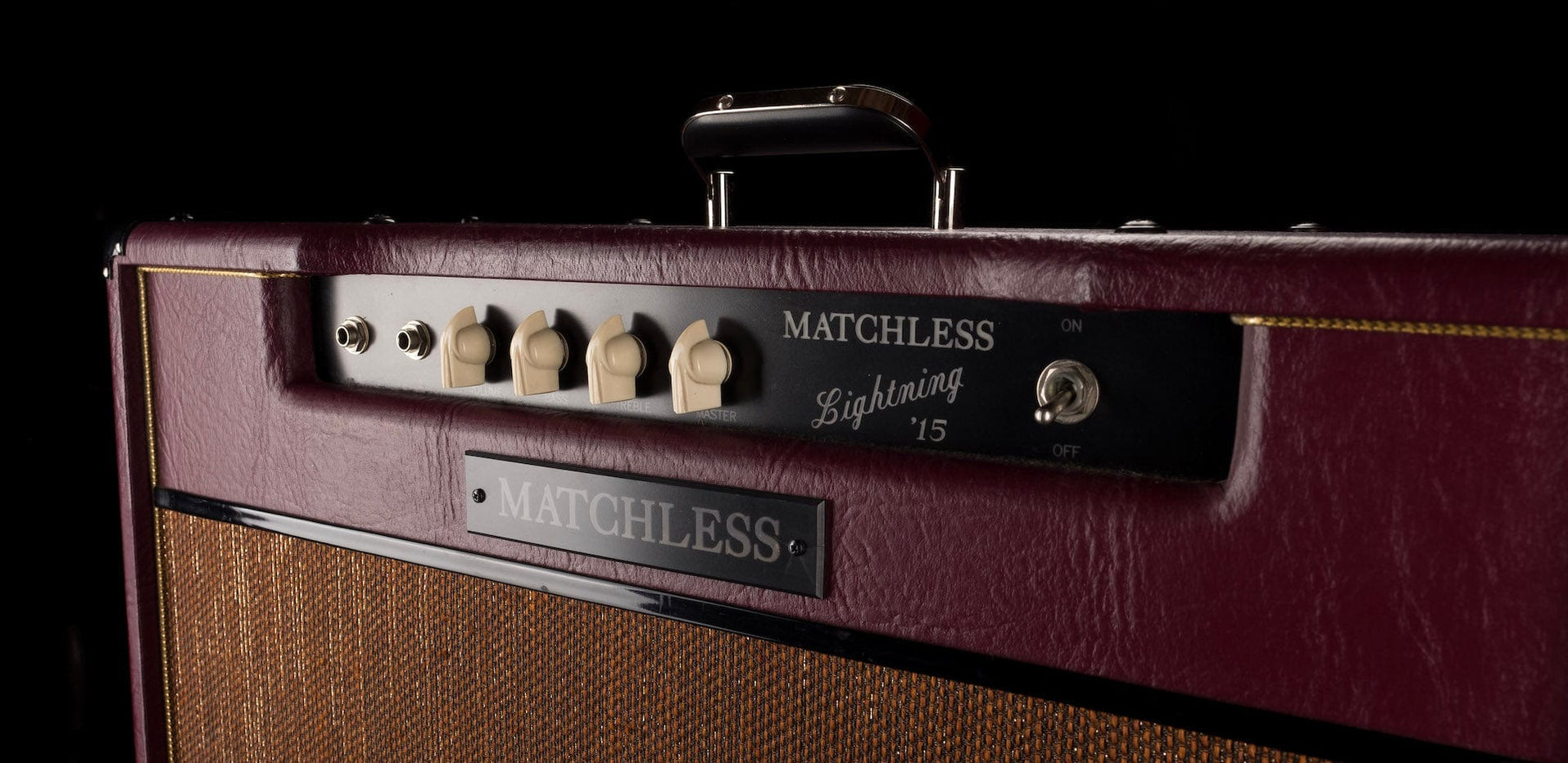 Pre Owned 97/98 Matchless 1x12 Lightning 15 Burgundy Guitar Amp Combo ...