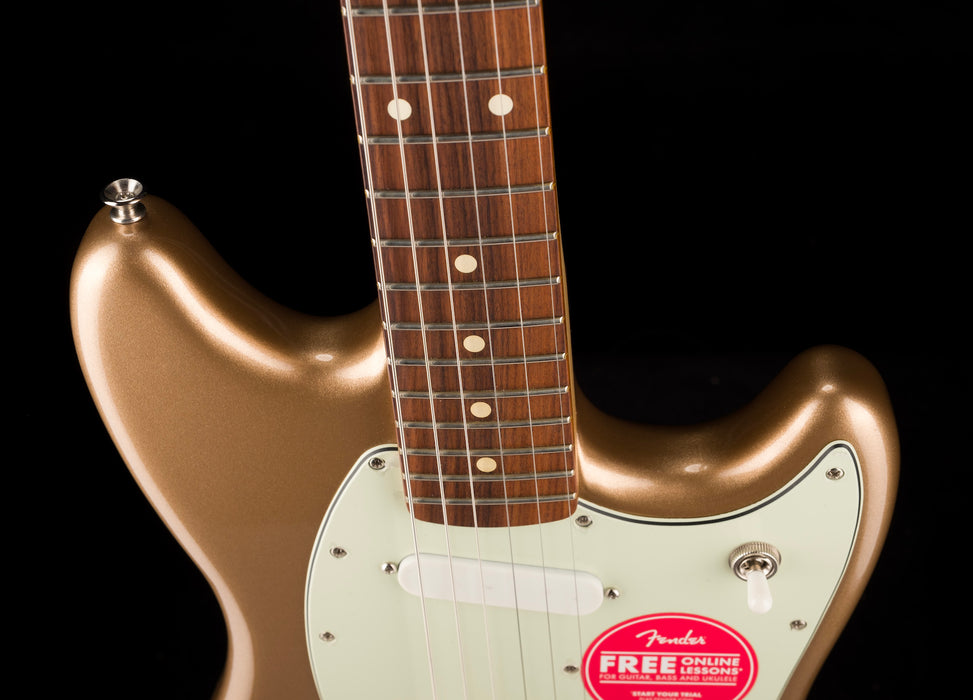 Used Fender Player Mustang Firemist Gold