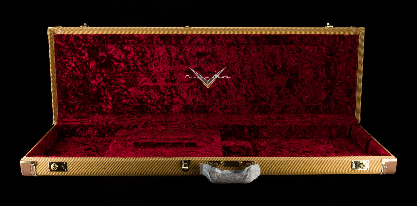 Used Fender Custom Shop G&G Deluxe Bass Case Tweed with Red Interior