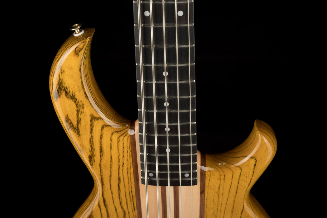 Aria Pro II SB-1000B Reissue 5-String Electric Bass Guitar Made in Japan Oak Natural with Gig Bag