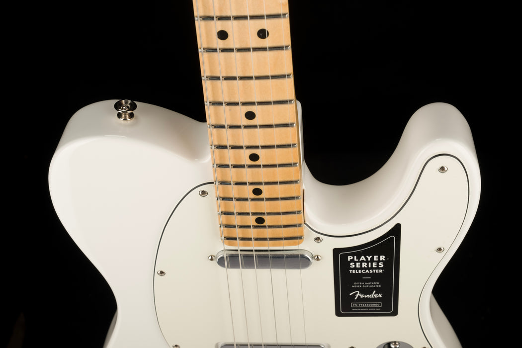 Used Demo Fender Player Series Telecaster Maple Fingerboard Polar White