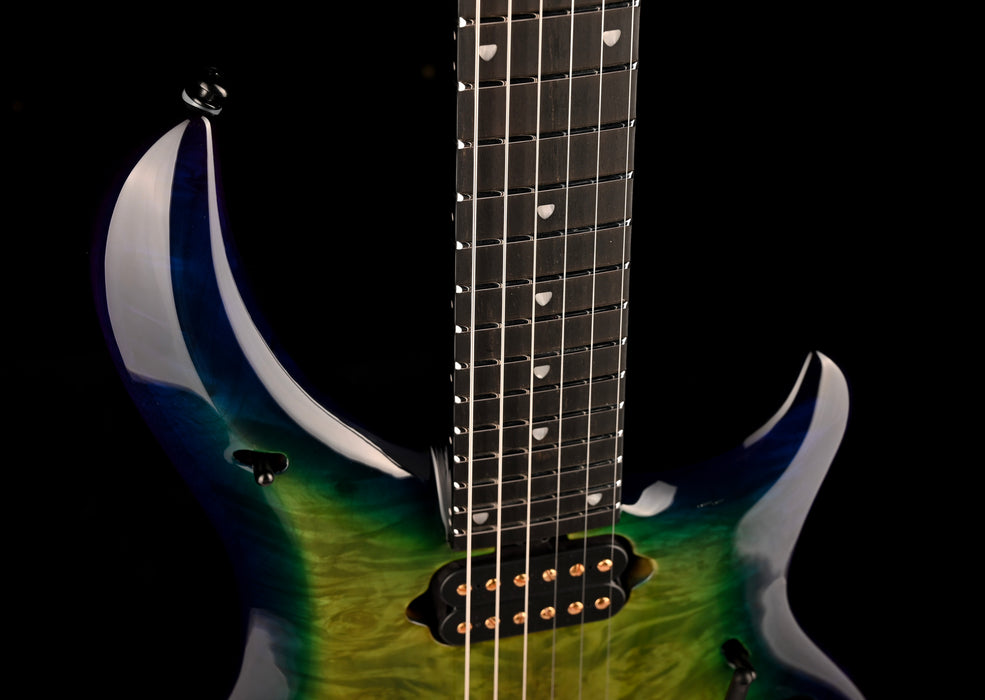 Ernie Ball Music Man BFR Majesty Arctic Aurora With Mono Softshell Case