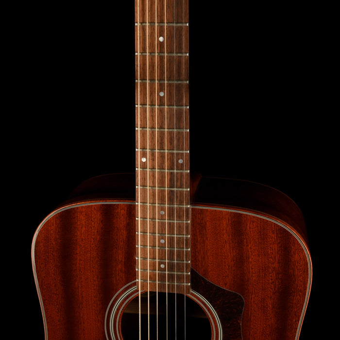 Pre Owned Guild GAD-25 Natural Mahogany Acoustic With HSC