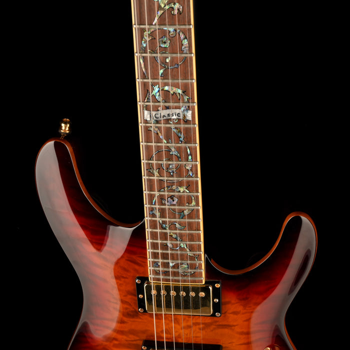 Used Schecter C-1 Classic Antique Amber Electric Guitar With Gig Bag