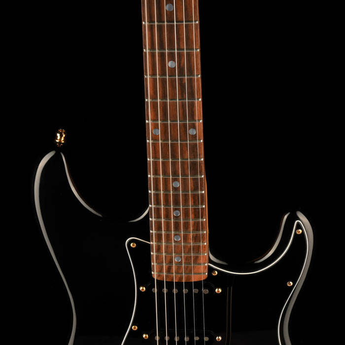 Used Burswood S-Style Rosewood Fingerboard Black Electric Guitar