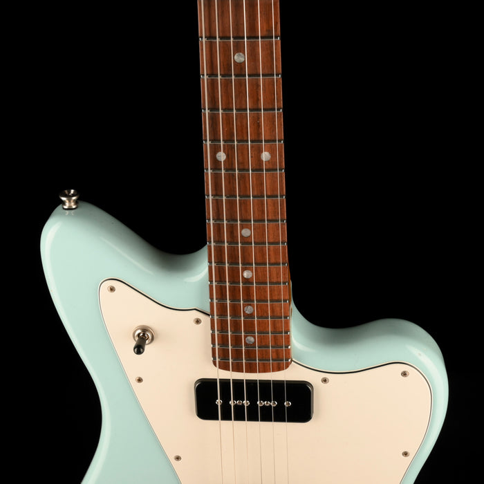 Fano Oltre Series JM6 P90 Light Distress Sonic Blue with Gig Bag