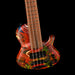 Mayones Cali4 Bass (17.5" Scale) Acid Trip  Custom Swirl With Case One of a Kind
