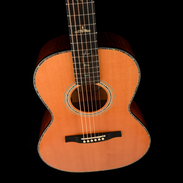 Pre Owned 2022 PRS SE P50E Tonare Parlor Natural Acoustic Guitar With Gig Bag