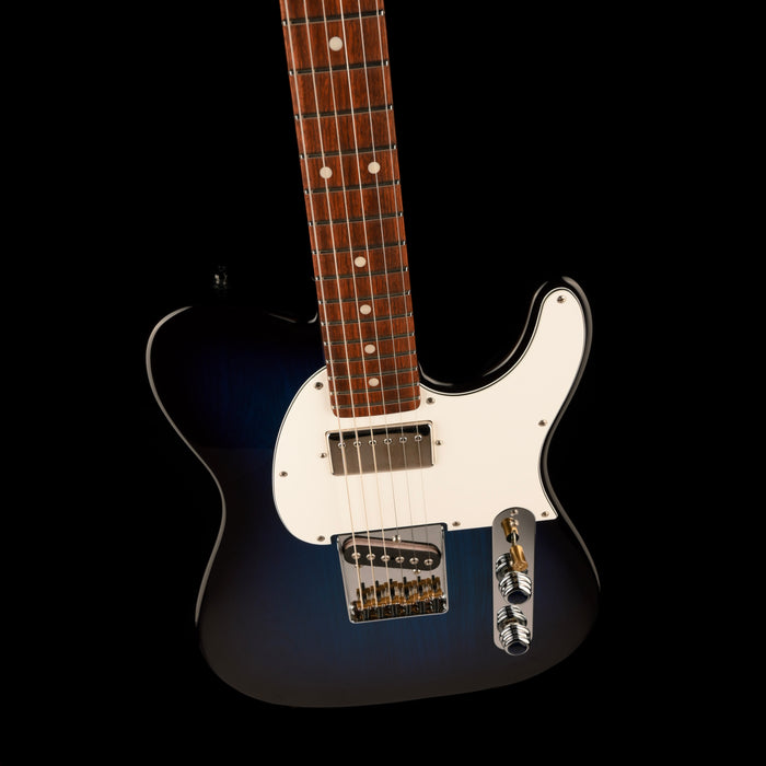 Pre Owned G&L ASAT Deluxe Classic Bluesboy Blueburst With OHSC